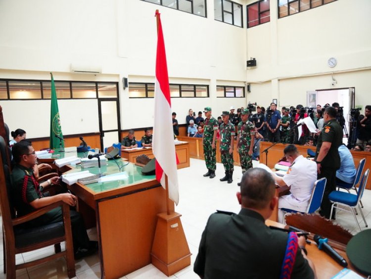 Praka RM Terdakwa Kasus Penganiayaan dan Pembunuhan Jalani Sidang Perdana