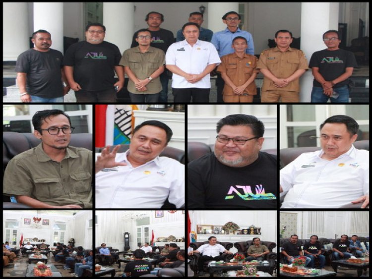 AJUL Gelar Silaturahmi Dengan Pj. Bupati Lebak - Banten