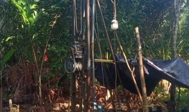 KAP-P Menyoal Pembangunan Jaringan Air Tanah Didesa Banyuasin Yang Dikerjakan Oleh Kelompok Tani Surya Abadi Diduga lahannya Belum Ada Hibah.