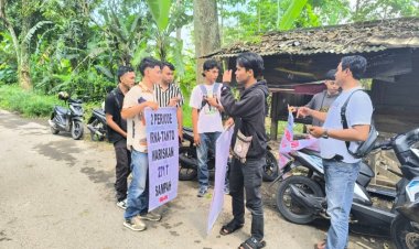 TPA Bojong Canar Diduga Ilegal & Menyalahi Aturan, Aktivis AMIRA Kebali Lakukan Unras Di DLH Pandeglang