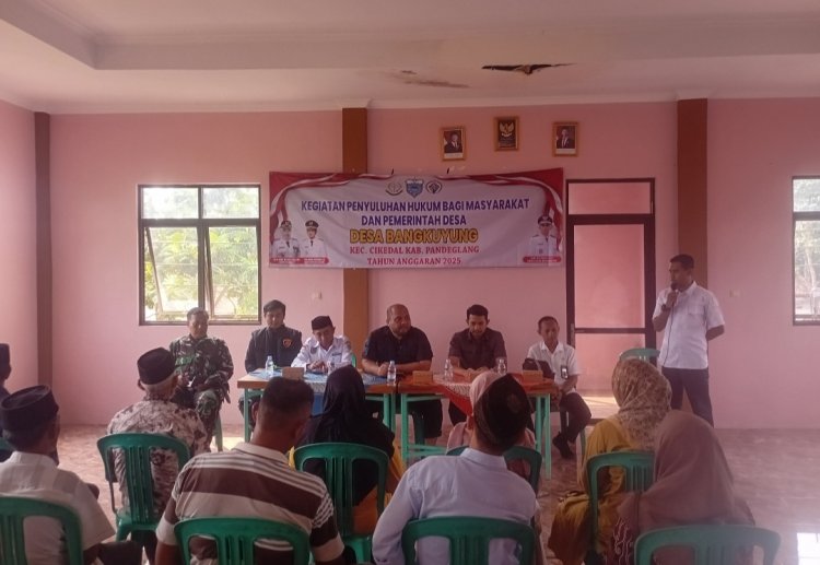 Didesa Bangkuyung Cikedal Adakan Penyuluhan Hukum & Restorative Justice,  Wujud Sinergi Antara Masyarakat dan Pemerintah