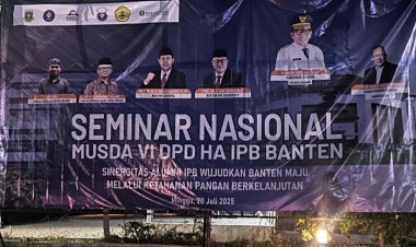 DPD HA IPB Banten 2025-2029, Dinahkodai Dr. Nasir MP Sebagai Ketua Umum & Dr. Dodi Hermawan Sebagai Sekjen
