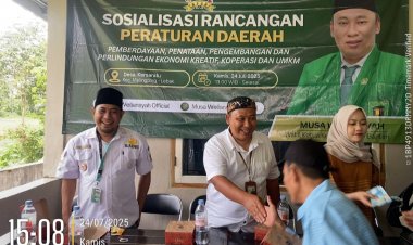 Anggota DPRD Banten, Musa Meliansyah Laksanakan Sosper  Tiga Lakasi Di Kabupaten Lebak