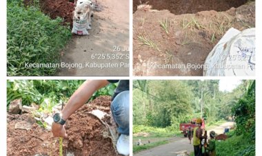 GWI Soroti Pelaksanaan Galian Kabel PLN Di Desa Manggungjaya Yang Dikerjakan Oleh PT. Dwi Elsa Pradana Diduga Tidak Sesuai Standar SOP