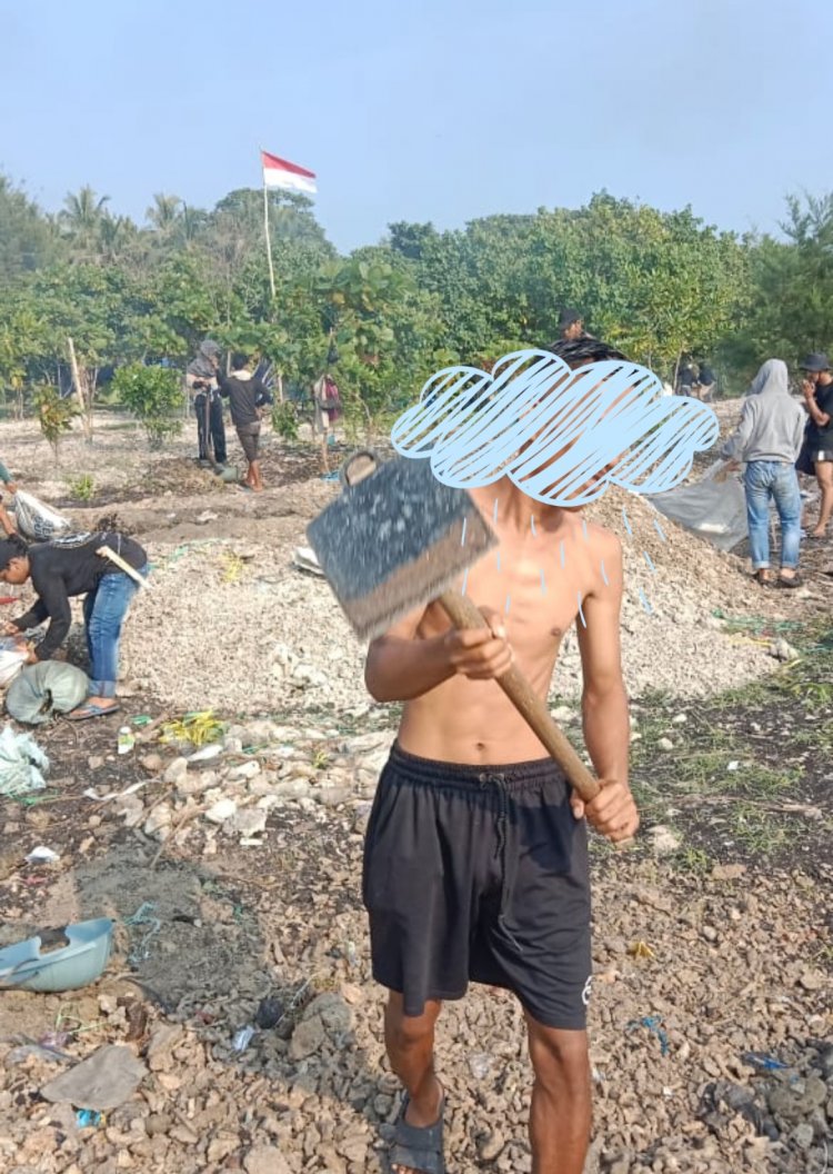 DPC AMIRA Pandeglang, Menyoal Terkait Hilangkan Jejak Pencemaran Batubara PT. MBI di Pulau Popole Diduga Ditimbun Pasir 