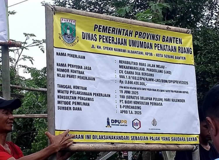 Diduga Langgar K3 & Kualitas Matrial Buruk, DPC GWI Pandeglang Menyoal Proyek Rehab Jalan Majau-Mekarwangi Saket