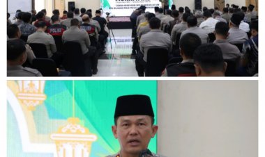 Polresta Bandara Soekarno-Hatta (Soetta) Tanggerang Memperingati Maulid Nabi Muhamad SAW 1447 H.