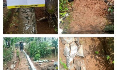 Pekerjaan Drainase Desa Langen Sari Kecamatan Saketi Terkesan Ada Yang Disembunyikan Dan Pekerjaannya Diduga Asjad.