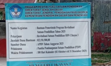 Disinyalir Abaikan K3 dan Lemah Pengawasan, Proyek Revitalisasi di SDN Cikayas 3 Diduga Jadi Bancakan Oknum P2SP