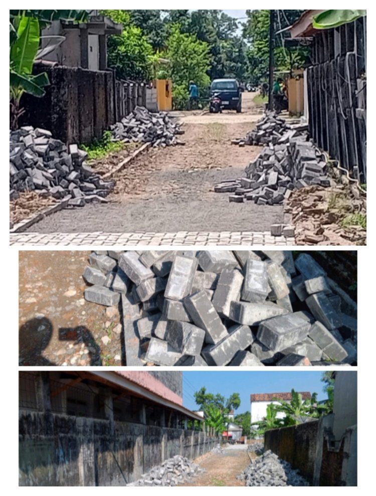 Proyek Siluman di Sobang! Paving Block Tanpa Papan Informasi dan Langgar K3, Diduga Abaikan Aturan Negara