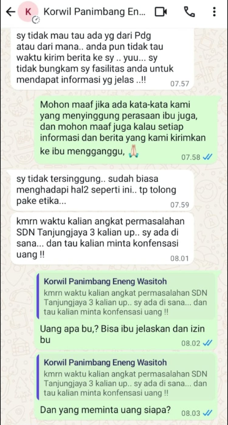 Kisruh Proyek Revitalisasi SDN Mekarsari 3 Makin Panas! Ucapan Korwil Pendidikan Panimbang Dinilai Arogan, GOWI dan BARA API Siap Gugat Keterbukaan Informasi Publik