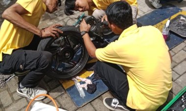 Rubah Sepeda Motor BBM Ke listrik, PLTU Banten 2 Labuan kirim warga Pandeglang pelatihan ke Bogor 