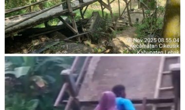 Kondisi Kritis Jembatan Blengbeng: Warga Resah, Aparat Desa dan TNI Turun ke Lokasi