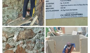 Pengawasan Minim, Pemasangan Pondasi Tak Digali,APD Di Hiraukan --- GWI: Blacklist Saja CV nya.