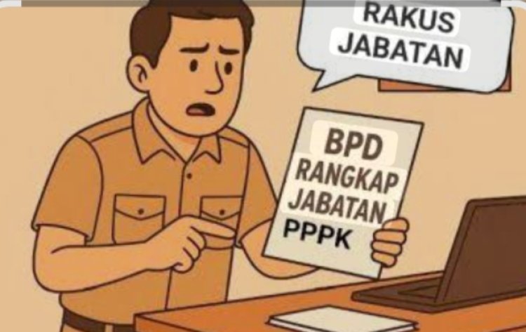 Dugaan Dua Orang Oknum  ASN/P3K Rangkap Jabatan BPD Didesa Cibaliung Jadi Sorotan 