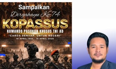 Selamat HUT KOPASUS Ke-74 Pada 16 April 2026, Dede Abdurrahman, Ketua BPC HIPKA Pandeglang