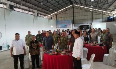 Kadis DPMPD Pandeglang Muslim Taufik bersama Forkopimda Pandeglang Ikuti Vicon Peluncuran 1.061 Gerai KDKMP Nasional oleh Presiden Prabowo