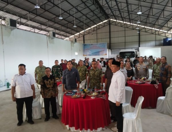 Kadis DPMPD Pandeglang Muslim Taufik bersama Forkopimda Pandeglang Ikuti Vicon Peluncuran 1.061 Gerai KDKMP Nasional oleh Presiden Prabowo