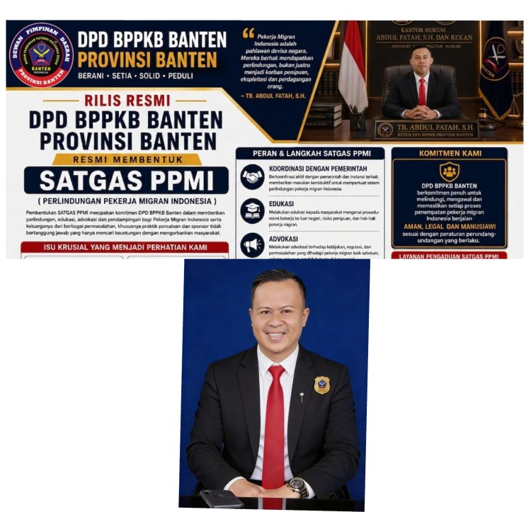 DPC BPPKB PANDEGLANG SIAP MENGAWAL DAN MENDUKUNG PEMBENTUKAN SATGAS PPMI di DPD Banten