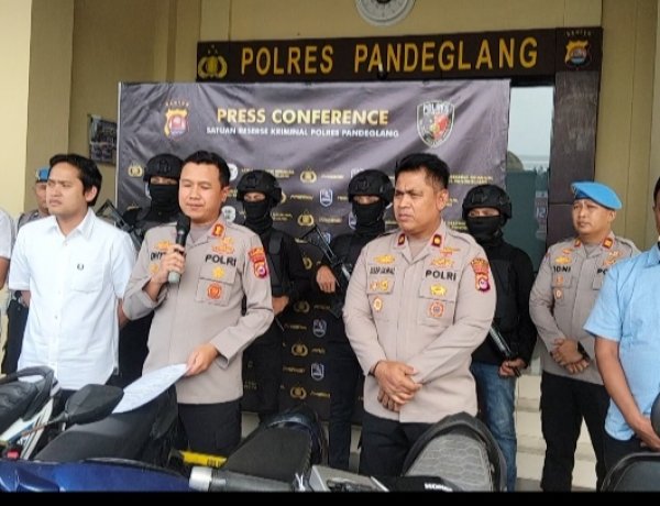 Beraksi di 6 TKP, Komplotan Spesialis Curanmor di Pandeglang Digulung Polisi