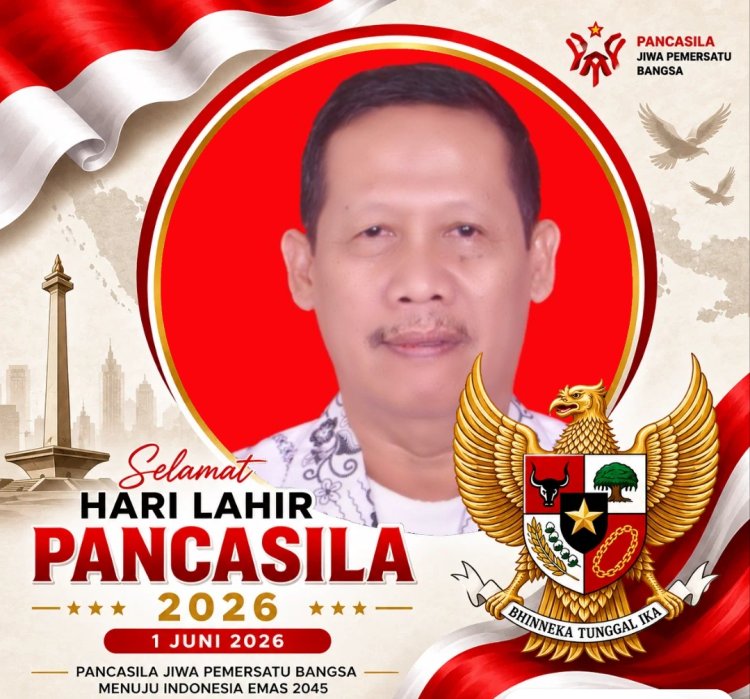 Koordinator Pengawas Sekolah Kabupaten Pandeglang Drs. H. Firdaus Fahri Sampaikan Ucapan Selamat Hari Lahir Pancasila 1 Juni 2026  ‎