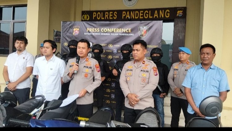 Beraksi di 6 TKP, Komplotan Spesialis Curanmor di Pandeglang Digulung Polisi