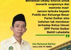 PP AMMDI menantang Deddy Sitorus untuk membuktikan ucapannya terkait tuduhan terhadap Ketua Umum Partai Golkar. Bahlil Lahadalia