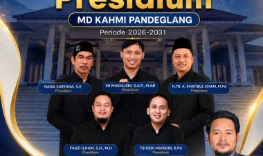 Selamat Kepada 5 Presidium MD KAHMI Pandeglang Yang Terpilih Pada Musda IV 2026, Dede Abdurahman Ketua BPC HIPKA Pandeglang