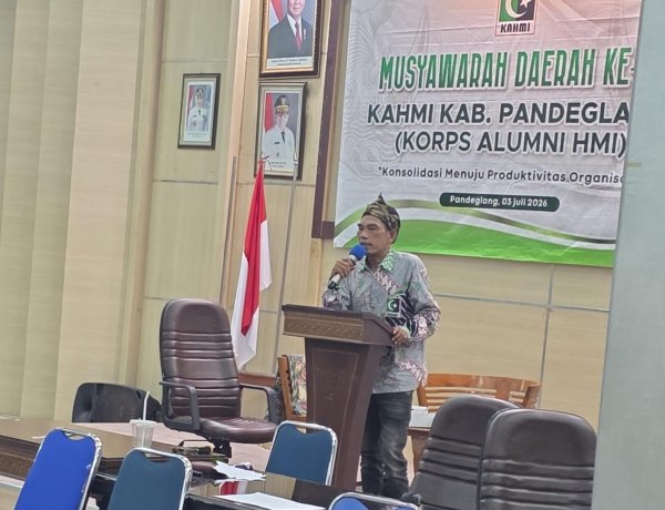 Nana Suryana,SE Resmi Terpilih Menjadi Presidium MD KAHMI Pandeglang pada Musda IV Tahun 2026