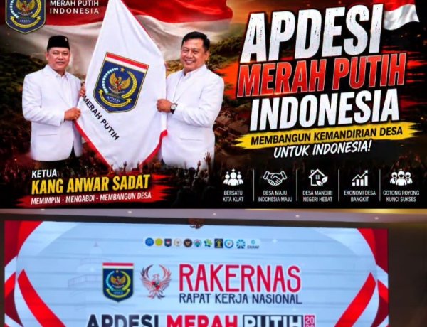 Menuju Indonesia Emas 2045, Ketua Umum dan Sekjen DPP APDESI Merah Putih, Sampaikan Akan Terus Kominten Mendorong Pembangunan Kemandirian Desa