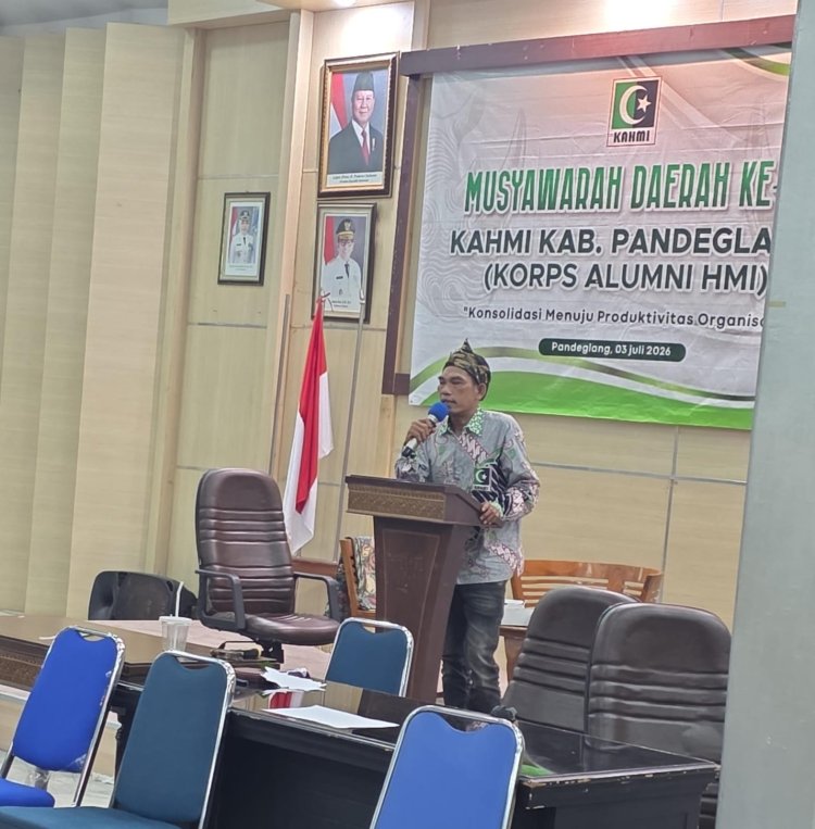 Nana Suryana,SE Resmi Terpilih Menjadi Presidium MD KAHMI Pandeglang pada Musda IV Tahun 2026