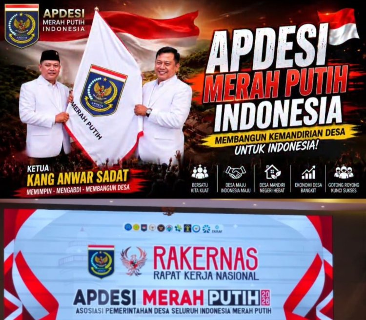 Menuju Indonesia Emas 2045, Ketua Umum dan Sekjen DPP APDESI Merah Putih, Sampaikan Akan Terus Kominten Mendorong Pembangunan Kemandirian Desa