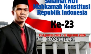 Kantor Hukum Moh. Supran, SH. & Partners mengucapkan Selamat Hari Ulang Tahun ke-23 Mahkamah Konstitusi Republik Indonesia.