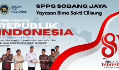 Mitra dan TIM SPPG Sobangjaya Yayasan Bima Sakti Cilisung Sampaikan Dirgahayu Republik Indonesia ke-81 Tahun 2026