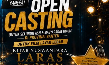 Ayo Talenta Pandeglang, Tunjukan Bakatmu Dan Jadi Bagian Dari  Film  LARAS