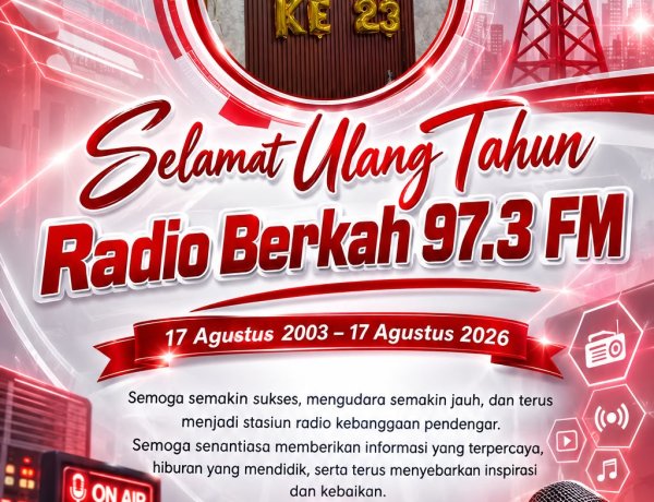 23 Tahun Radio Berkah 97.3 FM, Terus Mengudara, Mengedukasi dan Menginspirasi Masyarakat Pandeglang