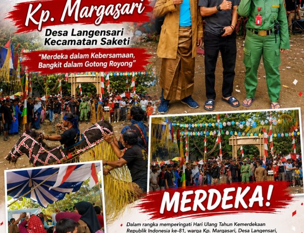 Semarak HUT Kemerdekaan RI ke-81, Pemuda Kampung Margasari Gelar Beragam Perlombaan  ‎