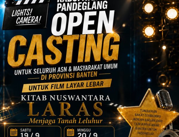 Ayo Talenta Pandeglang, Tunjukan Bakatmu Dan Jadi Bagian Dari  Film  LARAS