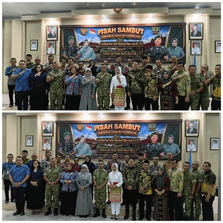 Lepas Sambut Dandim 0601/Pandeglang, Bupati Dewi Setiani Apresiasi Dedikasi TNI