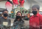 Peduli Warga di Tengah Ancaman Abu Vulkanik, H. Aam Apandi Fraksi PDI Perjuangan DPRD Pandeglang Turun ke Jalan Bagikan Masker