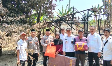 Muspika Bojong Hadir di Tengah Duka, Korban Kebakaran Terima Bantuan