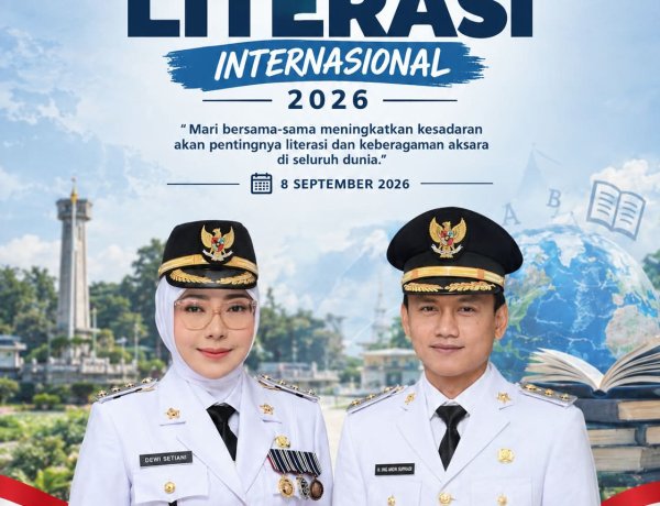 Bupati dan Wakil Bupati Pandeglang Ajak Masyarakat Tingkatkan Budaya Literasi pada Hari Literasi Internasional 2026