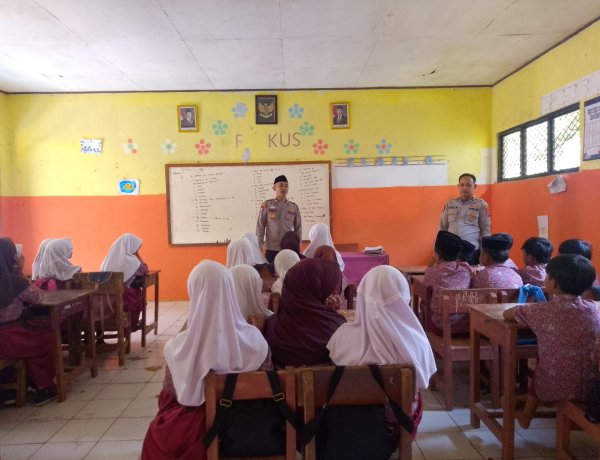 Polisi Peduli Pendidikan, Polsek Bojong Sambangi SDN Geredug 3 Cegah Kekerasan dan Dukung Keamanan Program MBG