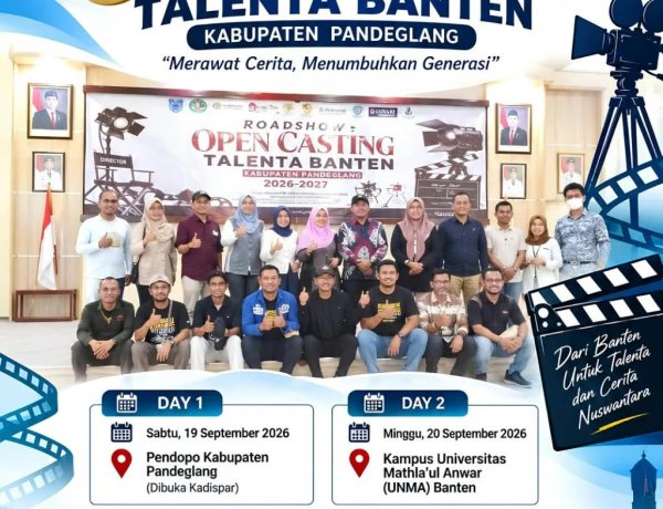 Pendopo Pandeglang Jadi Panggung Talenta Muda, Road Show Open Casting Lumbung Dongeng Nuswantara Resmi Dibuka