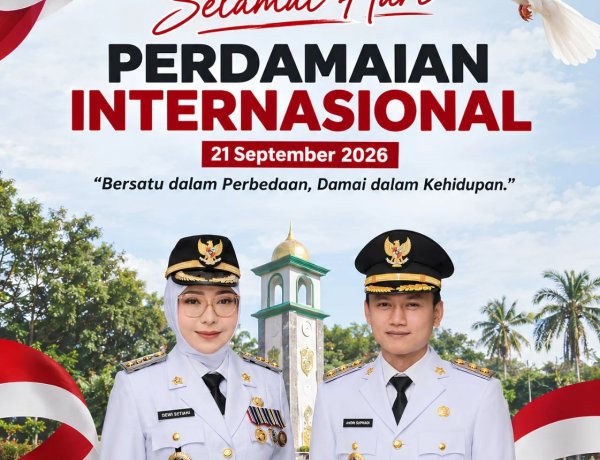 BUPATI DAN WAKIL BUPATI PANDEGLANG SERUKAN SEMANGAT PERDAMAIAN DI HARI PERDAMAIAN INTERNASIONAL 2026