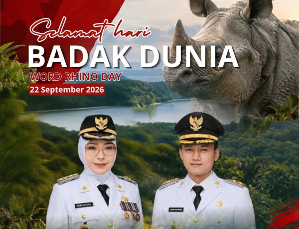 Pemkab Pandeglang Ajak Masyarakat Jaga Kelestarian Badak di Hari Badak Dunia 2026