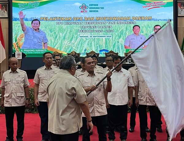 Dipercaya Sebagai Ketua HKTI Pandeglang Periode 2026-2031, TB. Udi Juhdi Siap Laksanakan Perintah Ketum Sudaryono