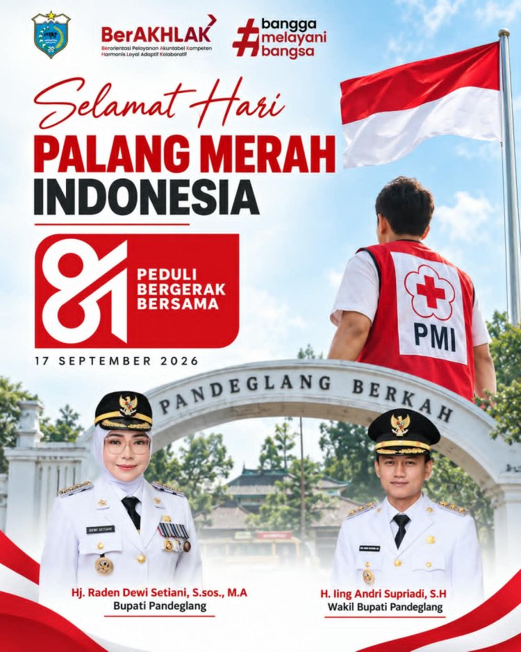 Hari PMI ke-81, Pemkab Pandeglang Teguhkan Komitmen Kemanusiaan dan Solidaritas Sosial