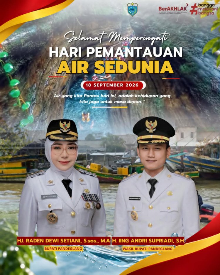 Hari Pemantauan Air Sedunia 2026, Pemkab Pandeglang Ajak Masyarakat Jaga Sumber Air dan Lingkungan
