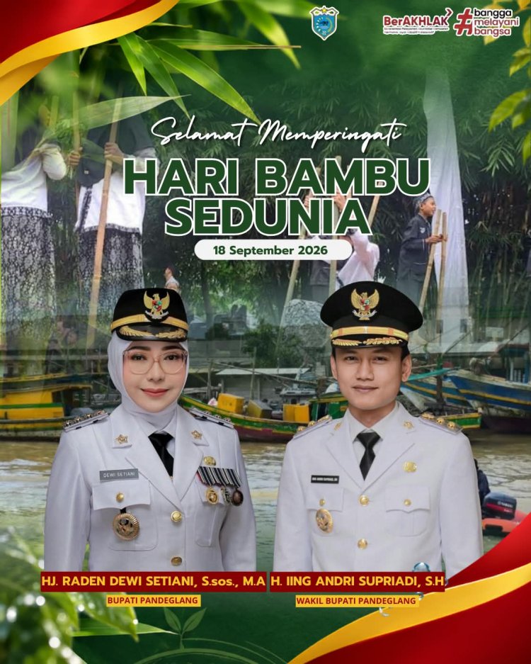 Hari Bambu Sedunia 2026, Pemkab Pandeglang Dorong Pelestarian Alam dan Pengembangan Ekonomi Masyarakat